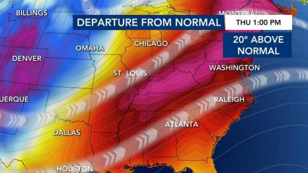 Temperatures warming up this week