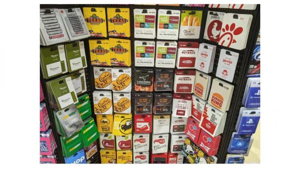 Gift Card Display 