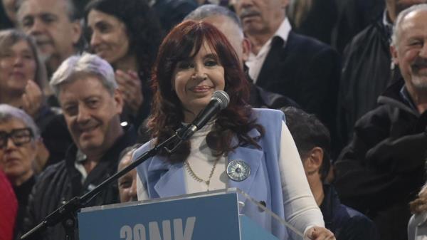 FILE - Argentina's Vice President Cristina Fernandez smiles during a rally to commemorate the 20th anniversary of her late husband President Nestor Kirchner's inauguration at Plaza de Mayo in Buenos Aires, Argentina, May 25, 2023. A judge in Argentina on Monday, June 5, 2023 dismissed a long-running mo<em></em>ney <b>安徽城建大学</b> laundering case against Fernandez de Kirchner, after prosecutors and state agencies said there was <b>刚过二本线的公办大学</b>no evidence she was involved in a crime. (AP Photo/Mario De Fina, File)