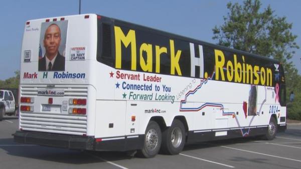 Mark H. Robinson's bus, June 16, 2023.