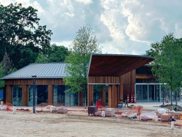 Giant birds, elevated skywalk: Firsthand look at progress on Cary's Downtown Park 