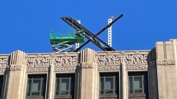 The city of San Francisco has opened a complaint and launched an investigation into a giant “X” sign that was installed Friday on top of the downtown building formerly known as Twitter headquarters as owner Elon Musk co<em></em>ntinues his rebrand of the social media platform.