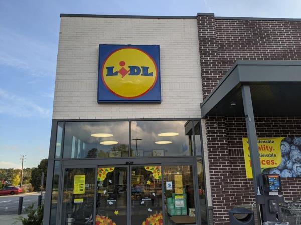 Lidl store front, Cary, NC